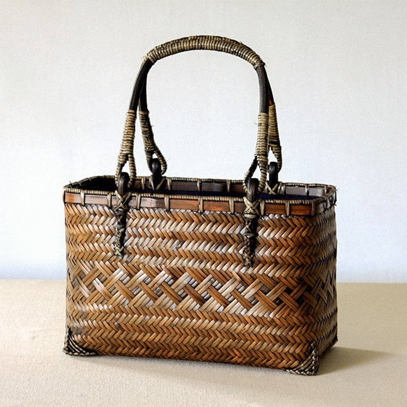 Rattan Clutch Bag