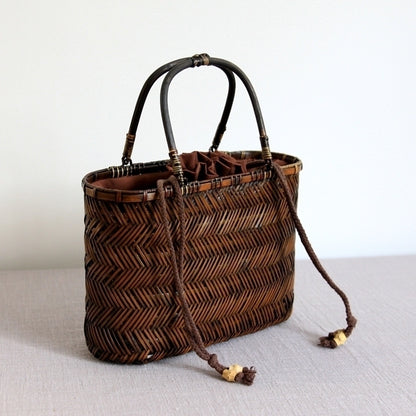 Rattan Tote Bag