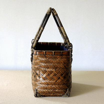 Rattan Clutch Bag