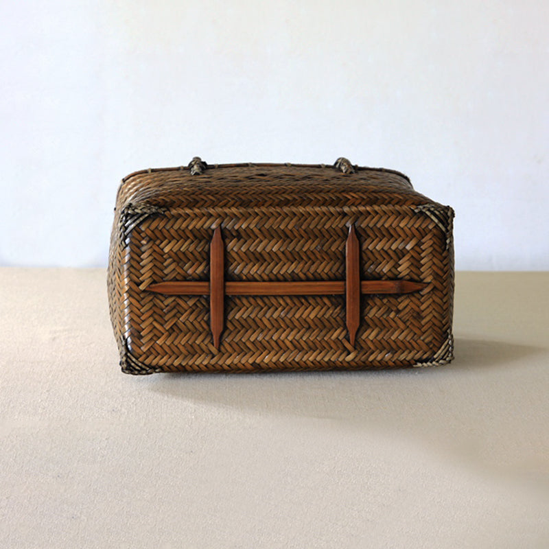 Rattan Clutch Bag