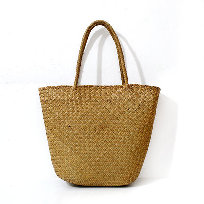 Medium Straw Tote Bag