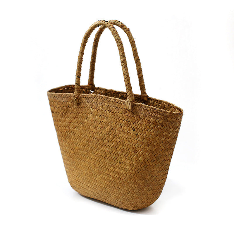 Medium Straw Tote Bag