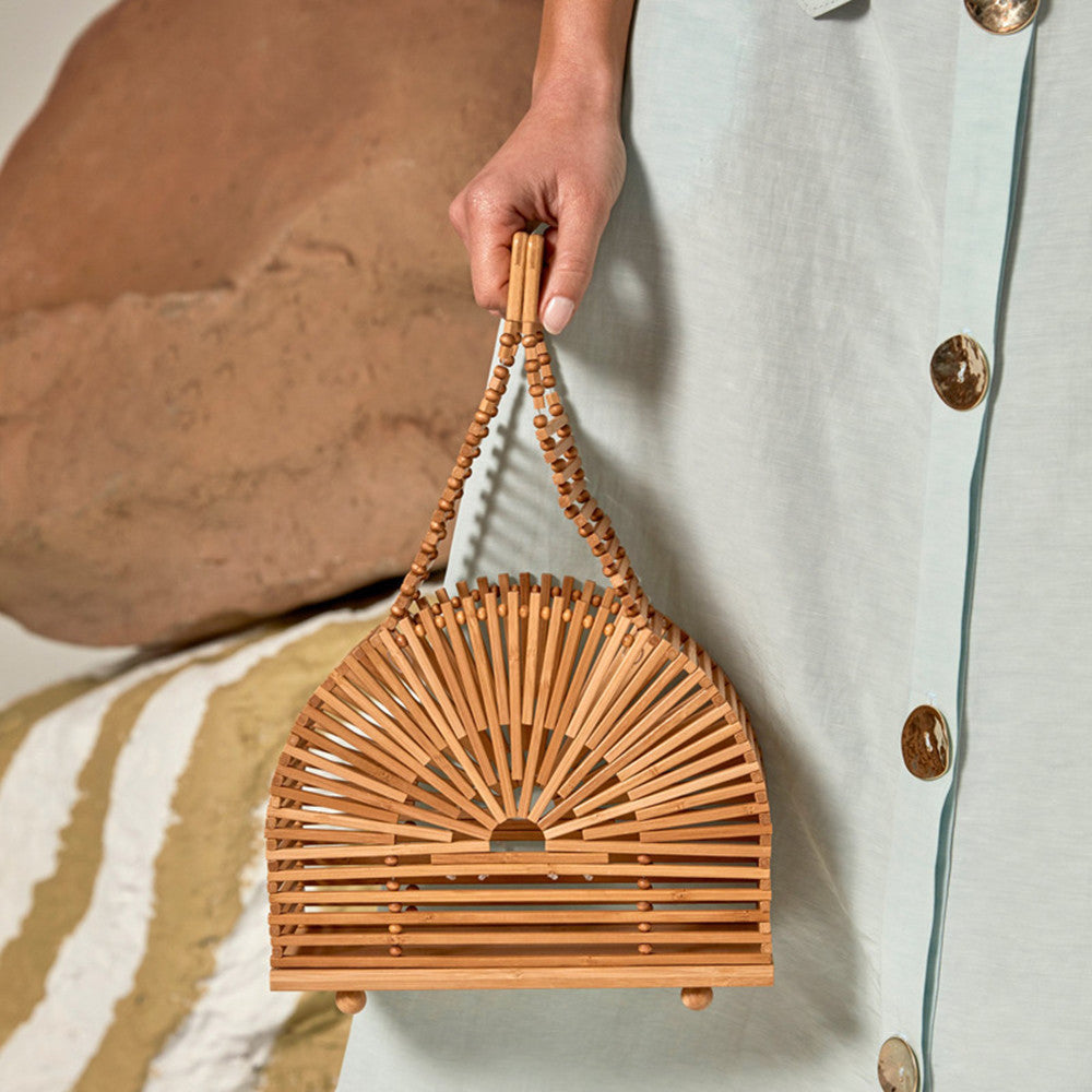 Bamboo Handle Bag