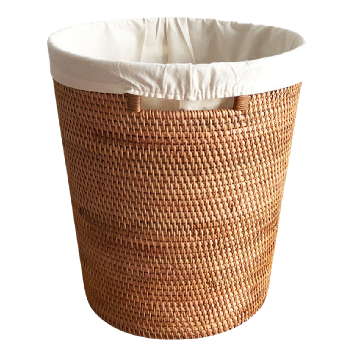 Slight Taper Wicker Laundry Hamper - Large