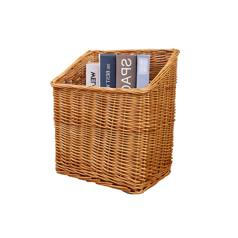 Wicker Magazine Organizer