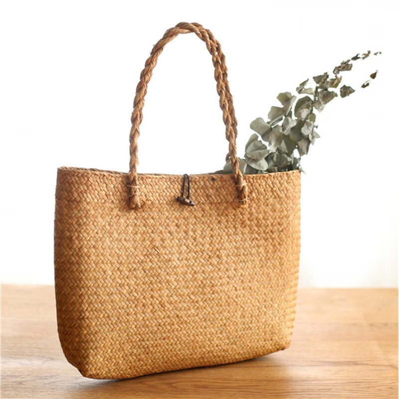 Wicker Beach Bag