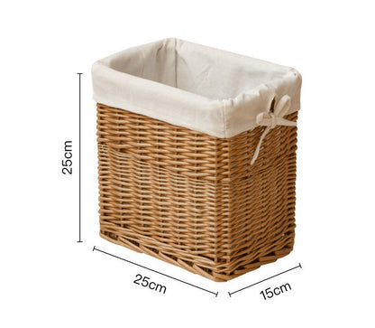 Narrow Rectangular Laundry Hamper - Large